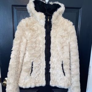 Worn once  SOFT BEIGE ZARA TRF WARM WEAR JACKET